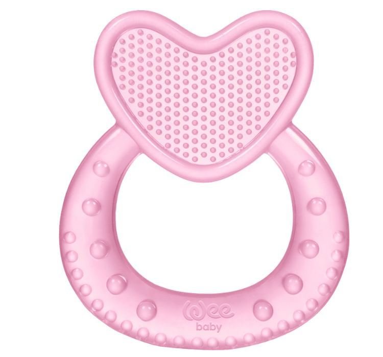 Wee Baby 912 Kalpli Silikon Pembe Diş Kaşıyıcı