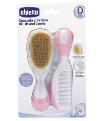 Chicco Pembe Bebek Fırça Tarak Seti