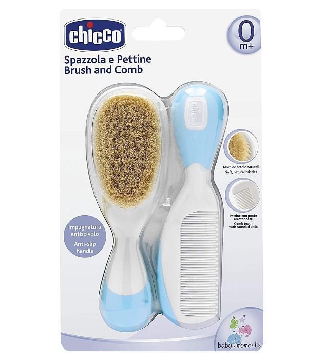 Chicco Mavi Bebek Fırça Tarak Seti