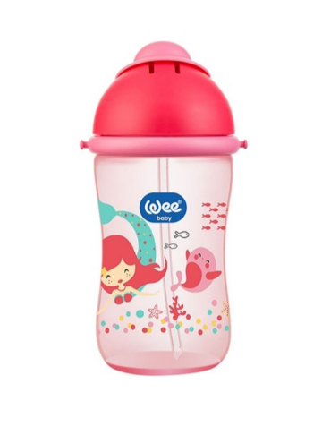 Wee Baby 171 Pipetli 380 ml Pembe Bardak