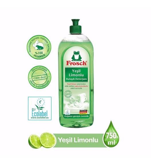Frosch Yeşil Limonlu Bulaşık Deterjanı 750 ml