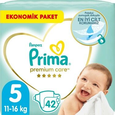 Prima Premium Care 5 Numara Bebek Bezi 42 adet
