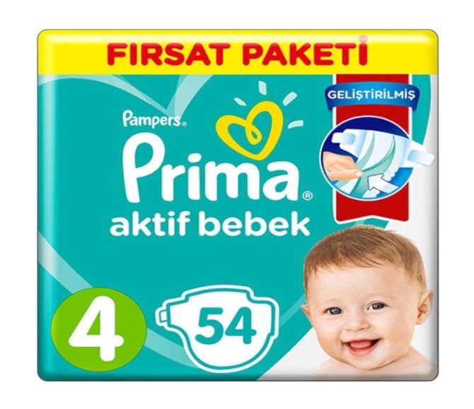 Prima Aktif Fırsat Paketi Maxi 4 Beden 54'lü