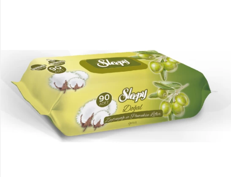 Sleepy Zeytinyağlı Islak Mendil 90 Adet
