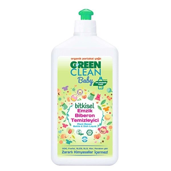 U Green Clean Baby Bitkisel Emzik Biberon Temizleyici 500 ml