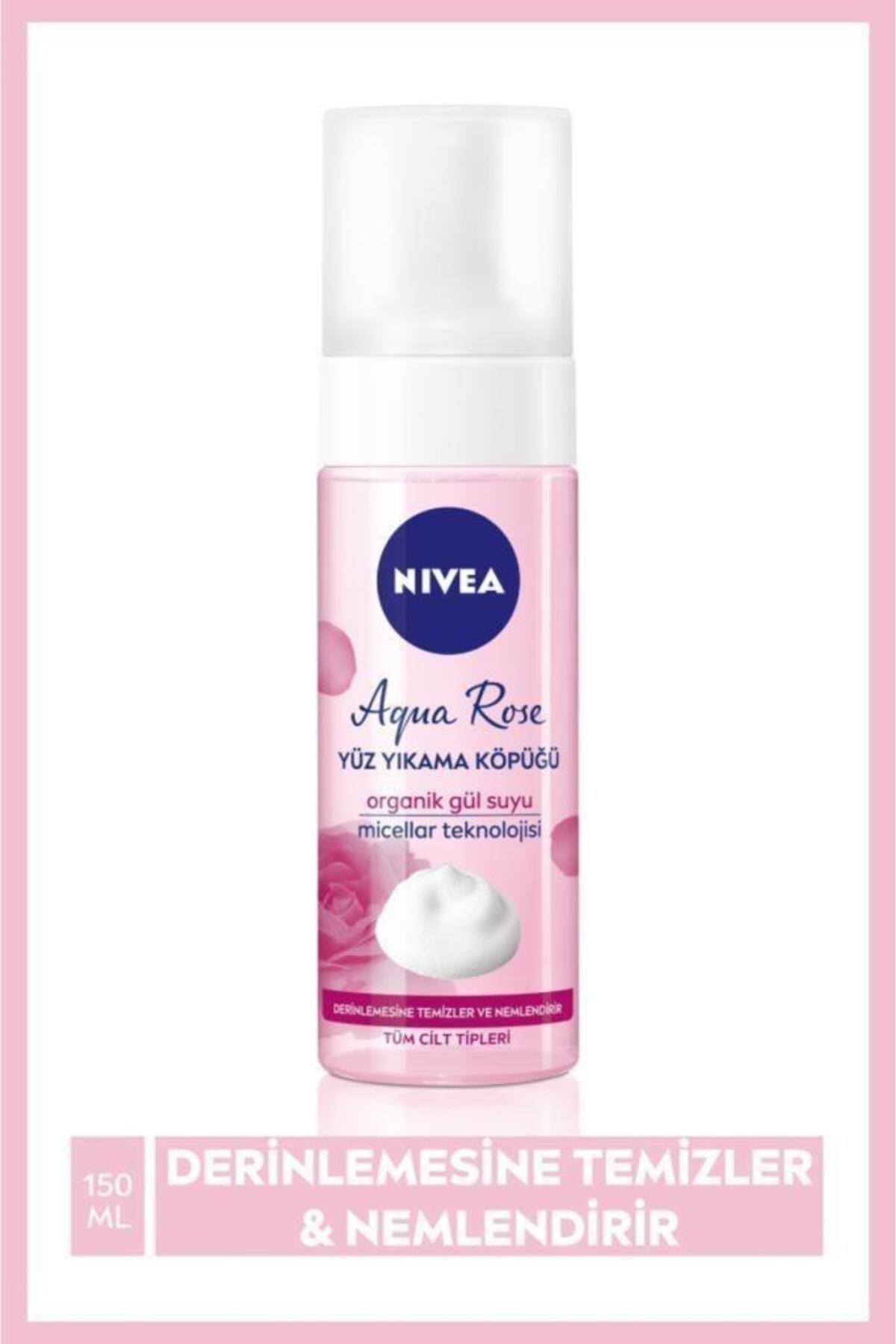 Nivea Aqua Rose Yüz Yıkama Köpüğü 150ml