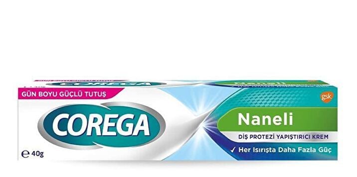 Corega Naneli Diş Protezi Yapıştırıcı Krem 40gr
