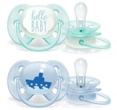 Philips Avent SCF222/01 Ultra Soft 0-6 Ay 2'li Emzik Erkek
