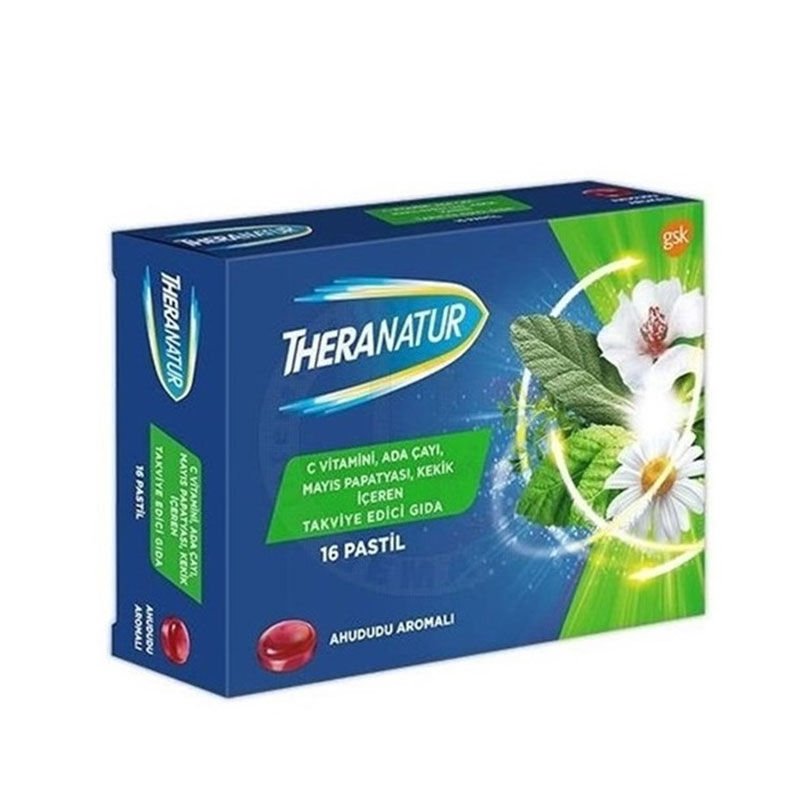Theranatur Ahududu Aromalı 16 Pastil