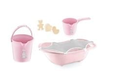 Babyjem 5 Parça Pembe Bebek Banyo Seti