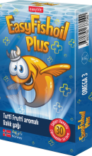 EasyFishoil Plus Balık Yağı Tutti Frutti Aromalı 30 Çiğnenebilir Jel