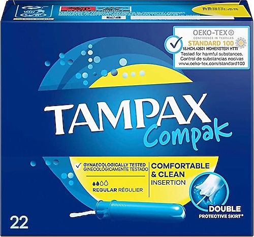 Tampax Compak Tampon Normal 22'li