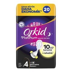 Orkid Platinum Dörtlü Gece Extra 20'li