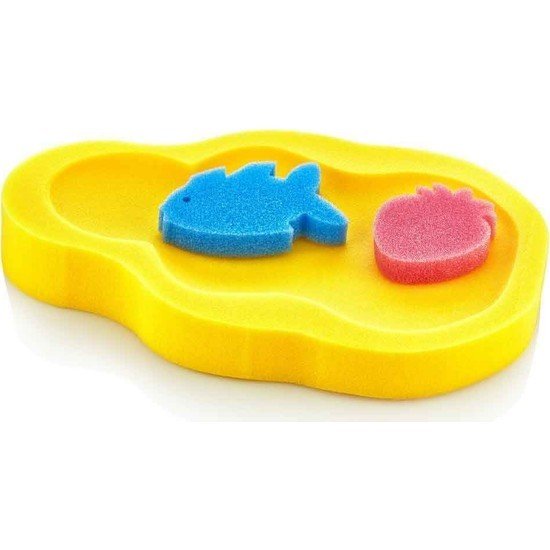 Babyjem Küvet Süngeri Banyo Süngeri Sarı