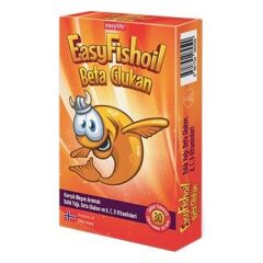 EasyFishoil Beta Glukan Omega 3 30 Jel Tablet