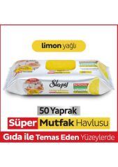 Sleepy Easy Clean Doğal Limon Yağlı Mutfak Havlusu 50 Yaprak(Kopya)