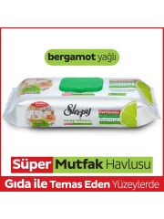Sleepy Easy Clean Doğal Bergamot Yağlı Mutfak Havlusu 50 Yaprak