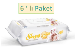 Sleepy Sensitive 90 Yaprak 6'lı Paket Islak Mendil