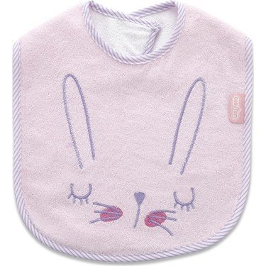 Babyjem Havlu Önlük Sevimli Hayvanlar Pembe Tavşan