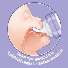 Lansinoh Natural Wave Biberon Emziği Yavaş Akışlı