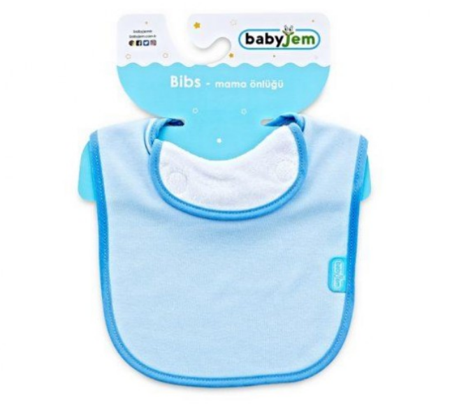 Babyjem Penye Pedli Önlük Mavi