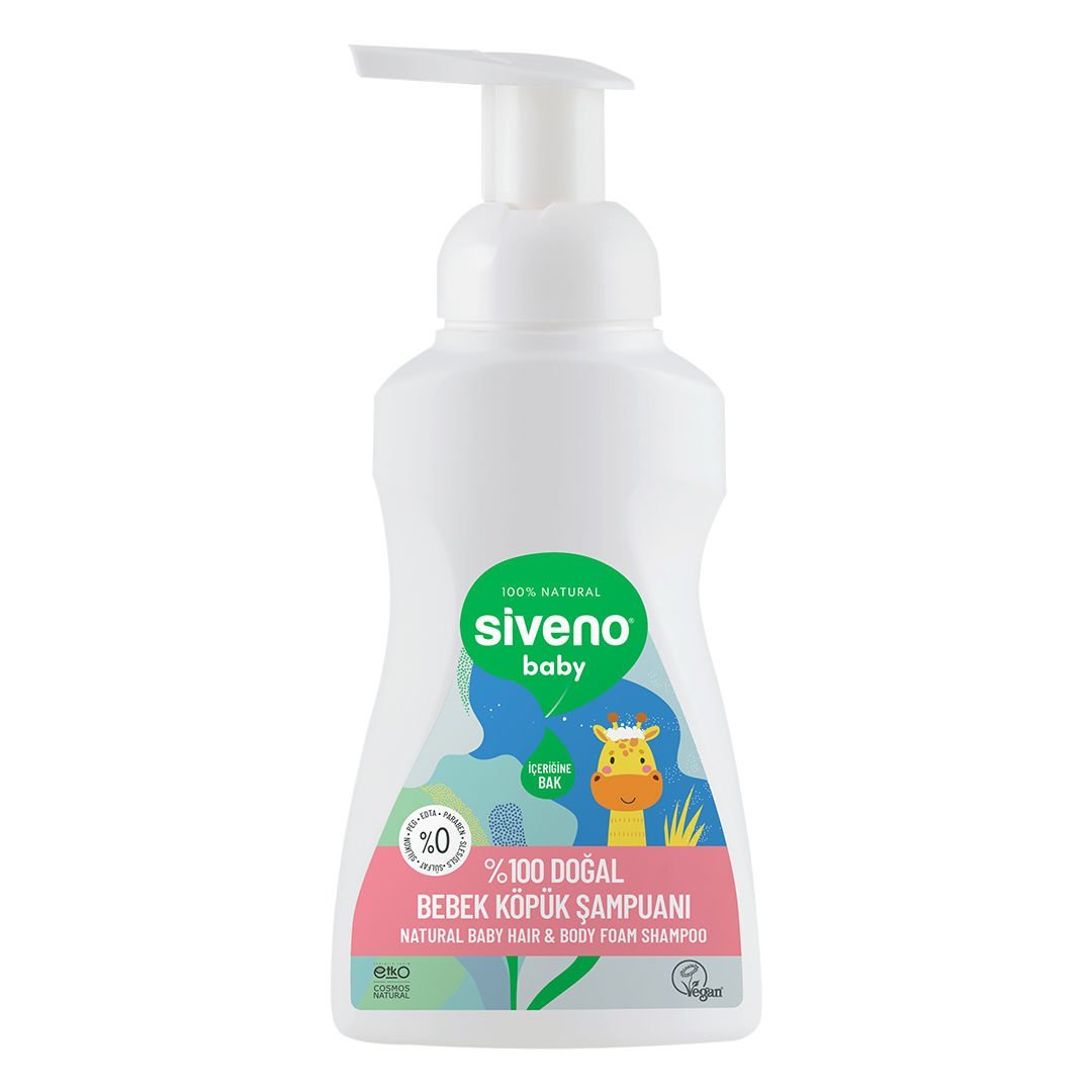 Siveno Doğal Bebek Köpük Şampuanı 250 ml