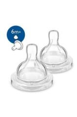 Avent Natural Biberon Emziği Y Kesik 6m+ 2'li