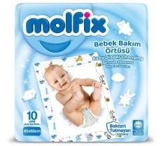 Molfix 10'lu Bebek Bakım Örtüsü