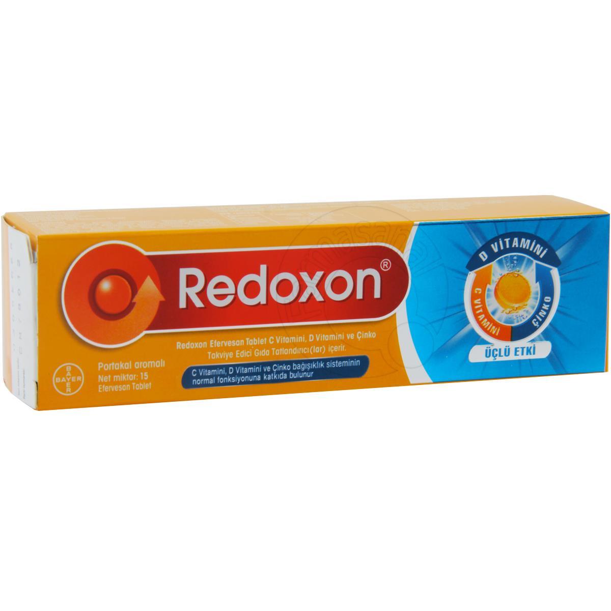 Redoxon Üçlü Etki Efervesan 15 Tablet