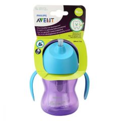 Avent Pipetli Bardak Desenli 200 ml Kız