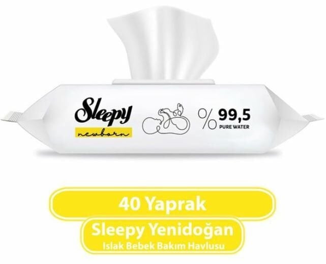 Sleepy Yenidoğan Islak Mendil %99.5 Pure Water