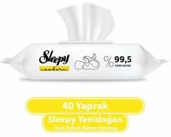 Sleepy Yenidoğan Islak Mendil %99.5 Pure Water