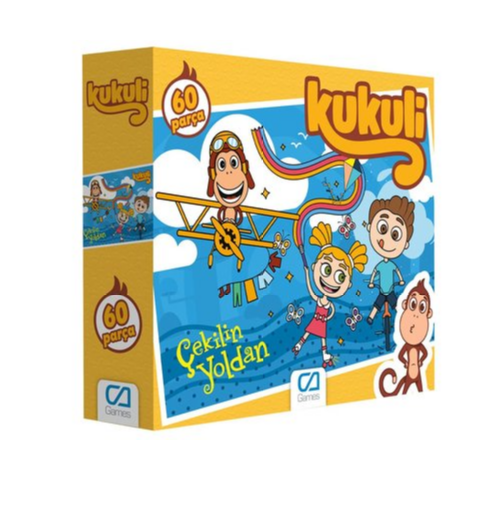 Kukili 60 Parça Çocuk Puzzle