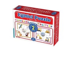 DiyToy 60 Parça Çark Puzzle Hayvanlar