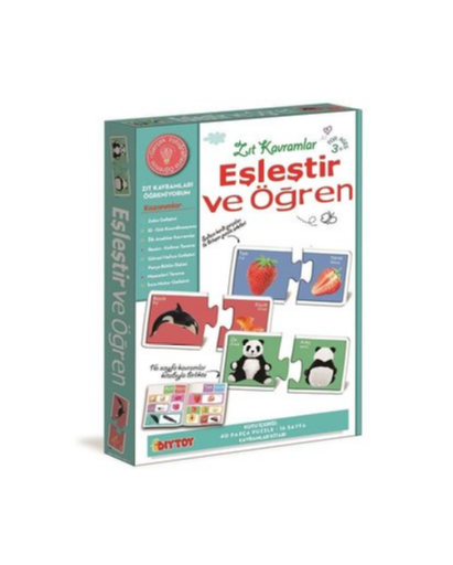 Diytoy Renkler Şekiller Meslekler Eğitici Oyun