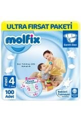 Molfix 4 Numara Ultra Fırsat Paketi Maxi 100'lü