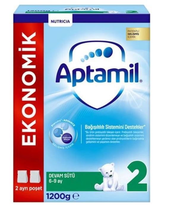 Aptamil 2 Devam Sütü Akıllı Kutu  6-9 Ay 900 gr