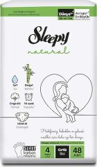 Sleepy Natural Bebek Bezi 4 Numara 48'li