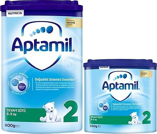 Aptamil 2 Devam Sütü Akıllı Kutu 6-9 Ay 800 gr + 350 gr