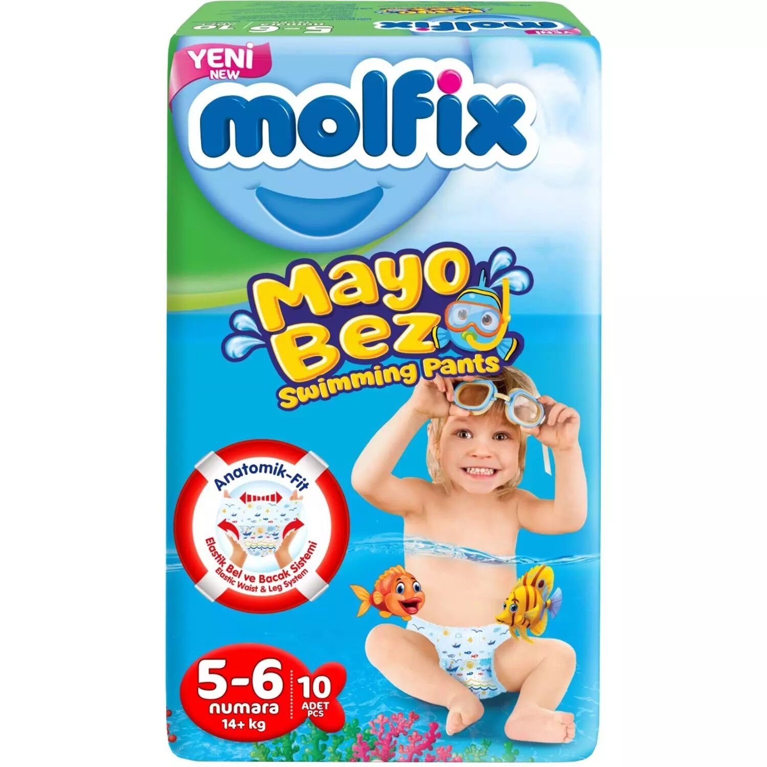 Molfix Mayo Bez 5-6 Numara 14+ kg 10 adet