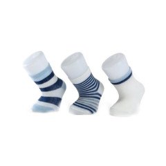 Bibaby New Line Erkek 3'lü Çorap Indigo