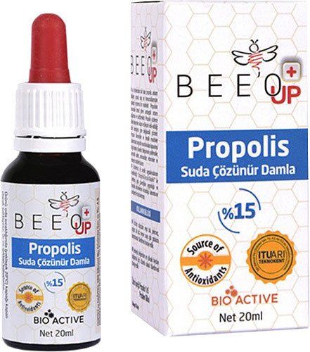 Beeo Up Suda Çözünür Propolis Damla %15 20 ml