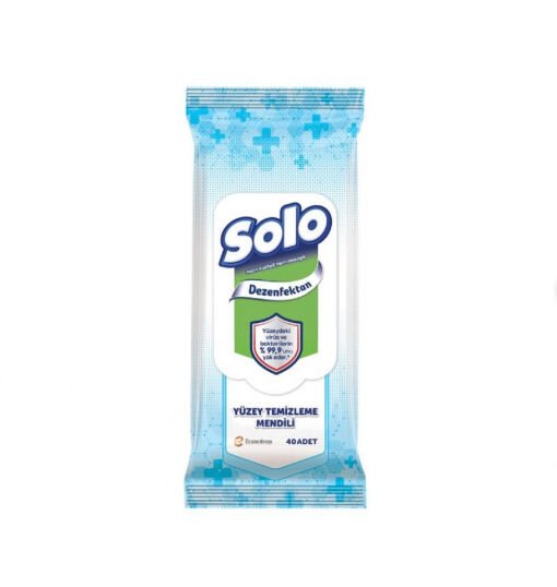 Solo Yüzey Temizleme Mendili 40 Adet