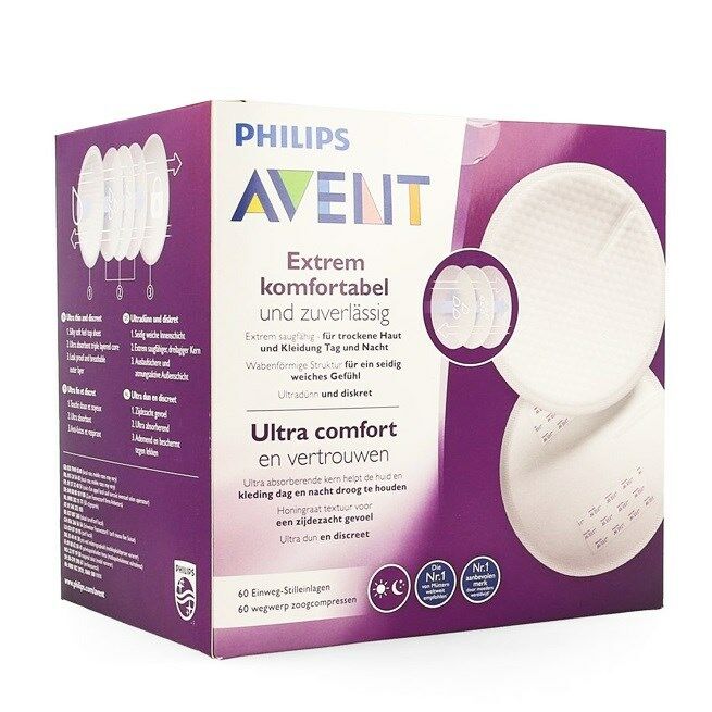 Philips Avent Ultra Comfort Tek Kullanımlık Göğüs Pedi 60 Adet