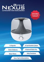 Direct Nexus Oda Nemlendiricisi Buhar Makinesi 3L