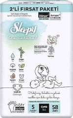 Sleepy Bio Natural 5 Numara Junior 58'li Bebek Bezi