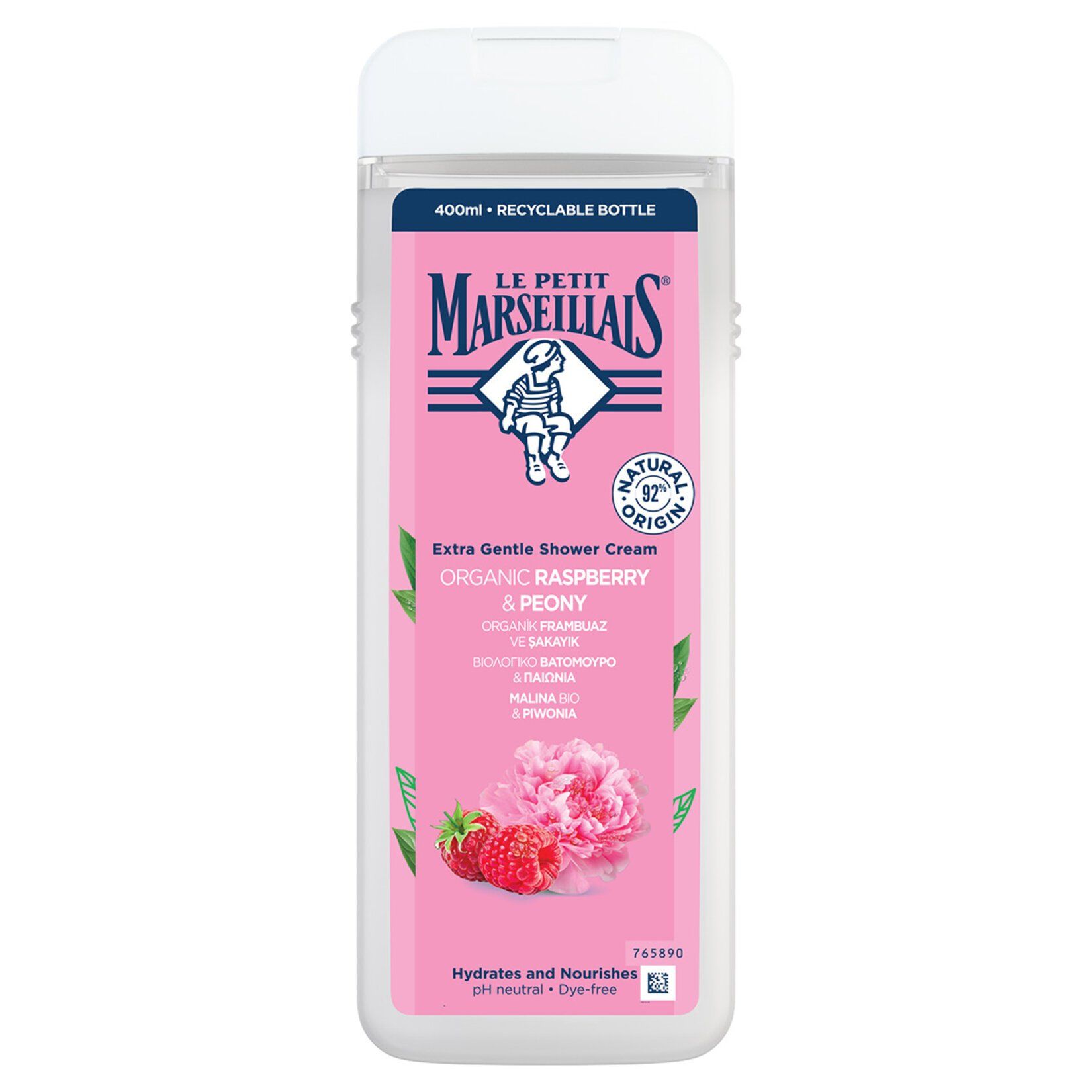 Le Petit Marseillais Frambuaz ve Şakayık Duş Jeli 400 ml