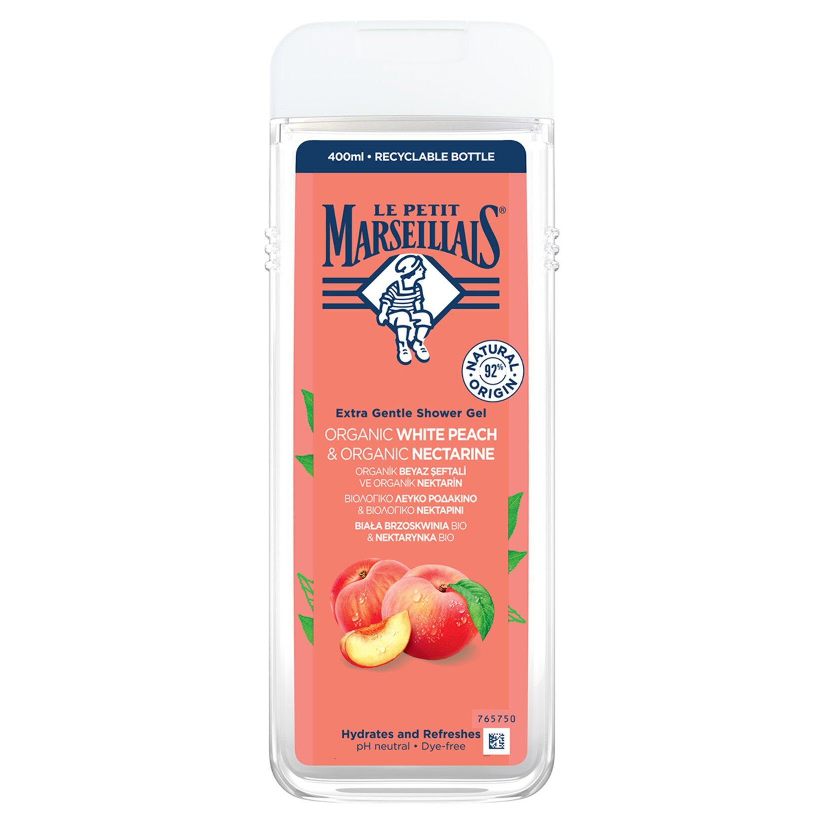 Le Petit Marseillais Şeftali ve Nektarin Duş Jeli 400 ml