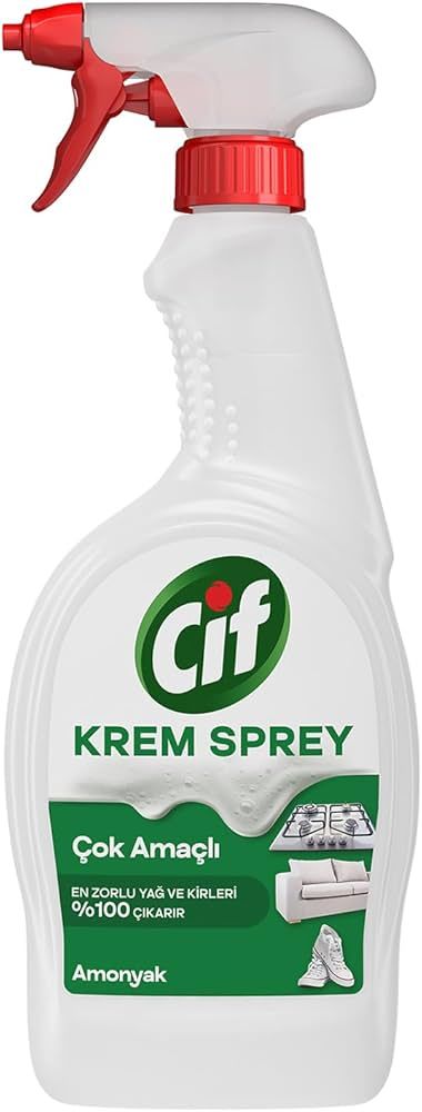 Cif Krem Sprey Çok Amaçlı Amonyak Yüzey Temizleyici 750 ml