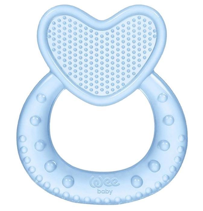 Wee Baby 912 Kalpli Silikon Mavi Diş Kaşıyıcı